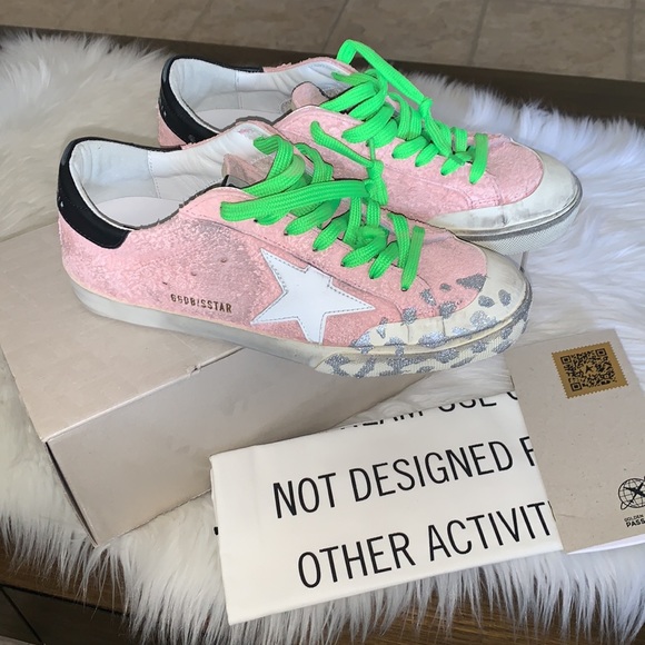 Golden Goose Super Star Penstar Pink Sneakers Size 40 - Picture 4 of 17